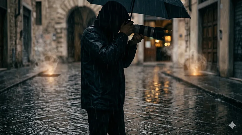 Photography in rain